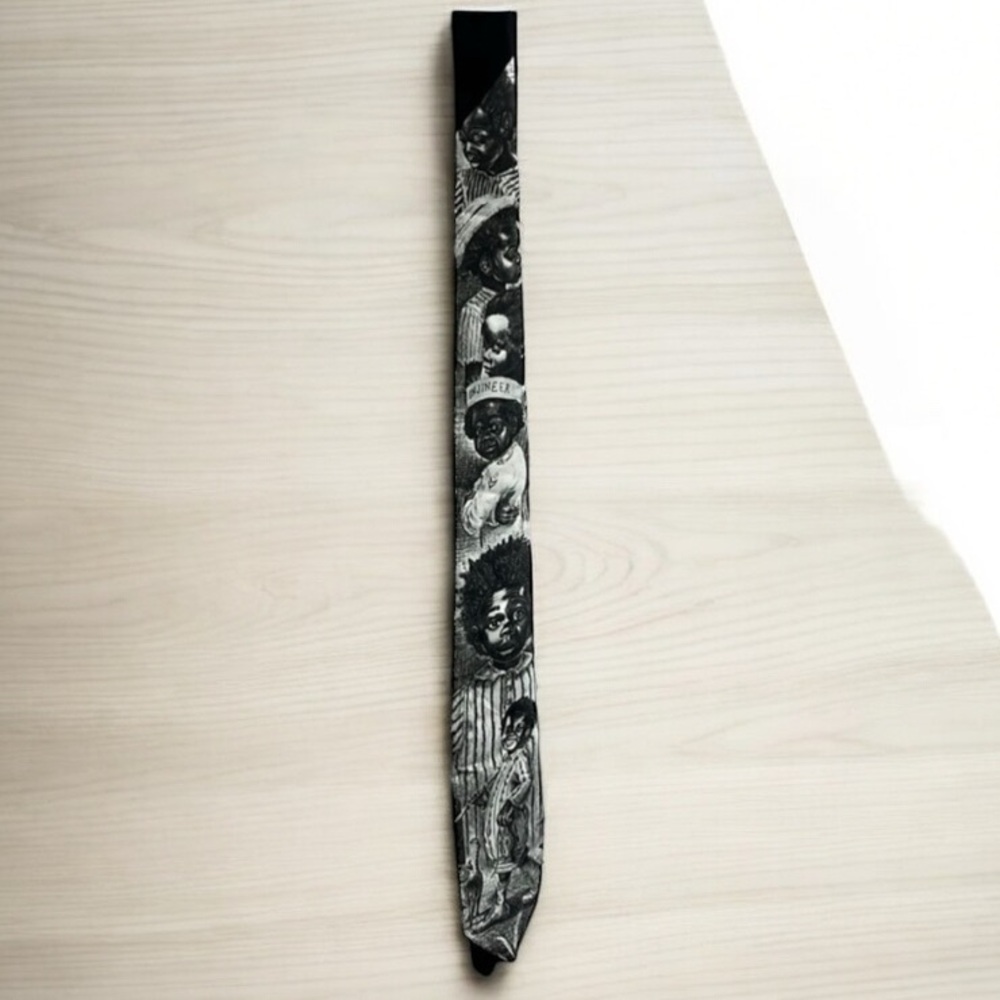 RALPH MARLIN OUR GANG LITTLE RASCALS BUCKWHEAT VINTAGE NECKTIE